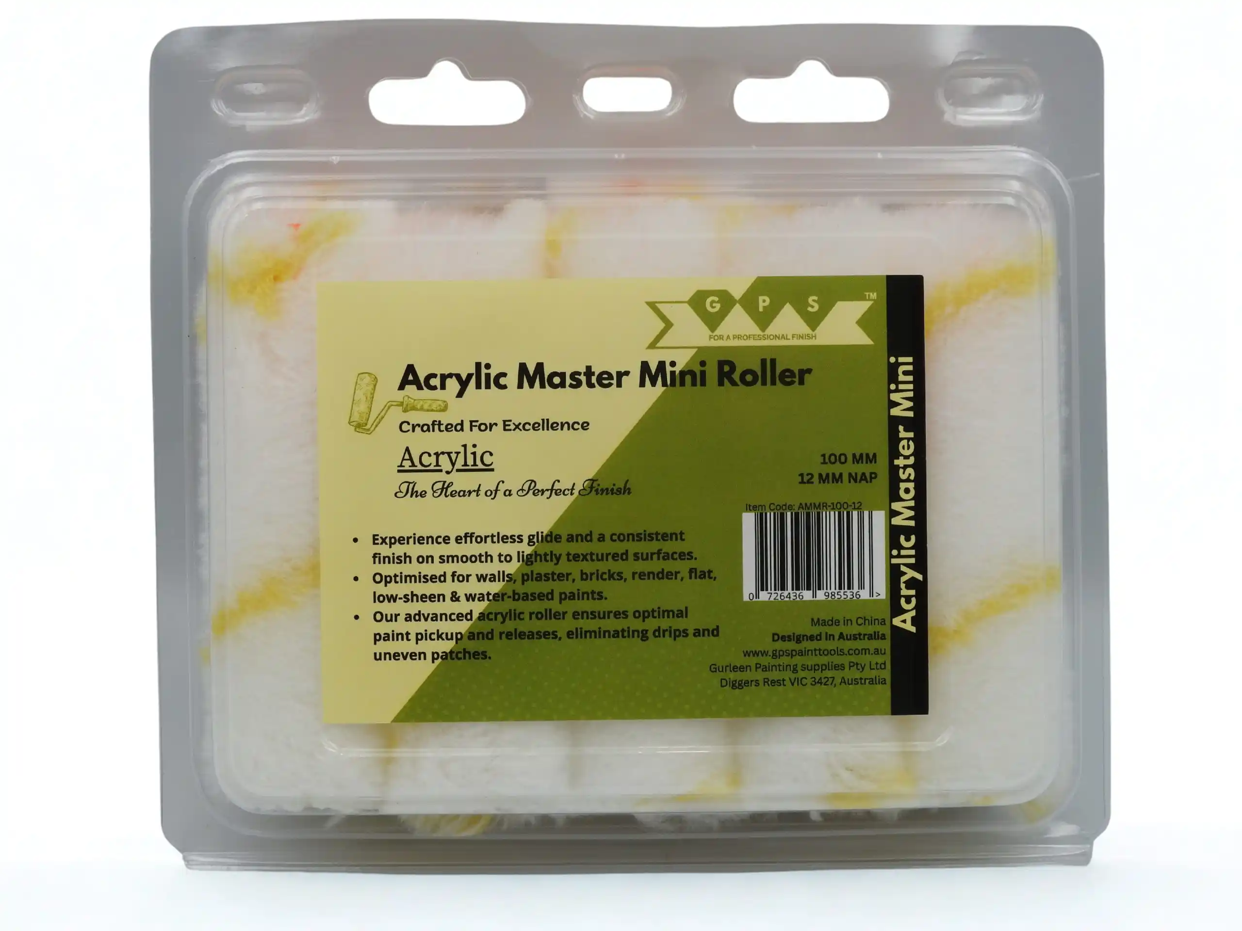Acrylic Master Mini Roller 10 pcs pack