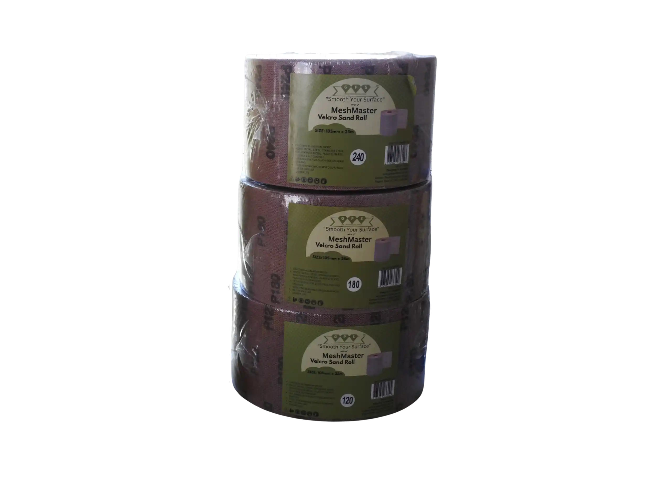 MeshMaster Velcro mesh sand roll 105mm x 25M - Image 2