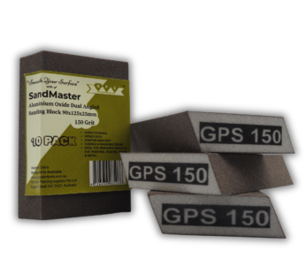 SandMaster Dual Angled Aluminium Oxide Sanding Block 10pcs Pack