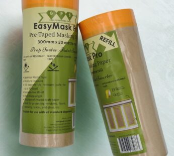 EasyMask Pro Pre-Taped Masking Paper with  24mm Tape